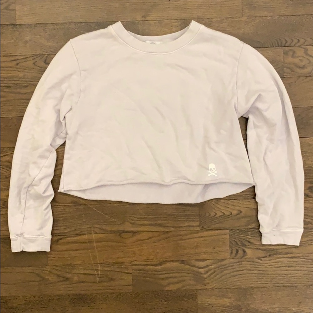 Soulcycle crop sweatshirt